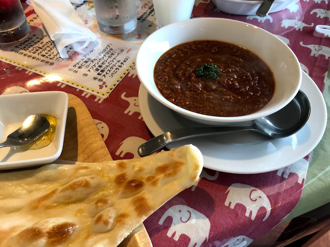 大川　taj キーマカレー